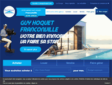 Tablet Screenshot of guyhoquet-immobilier-franconville.com